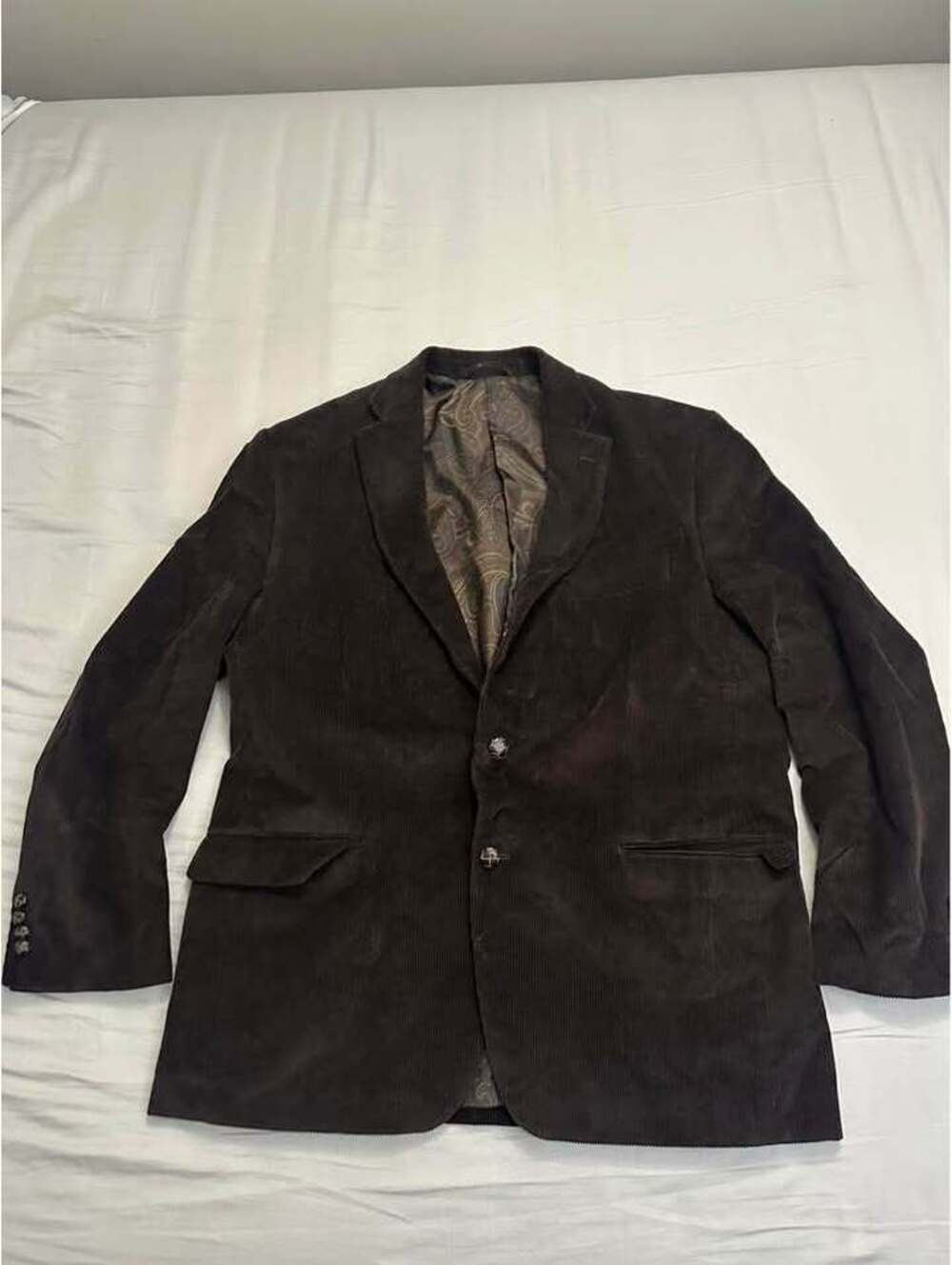 Vintage Ralph Lauren Curdoroy Blazer 
Mens Size 44R  Large Used Like New $80